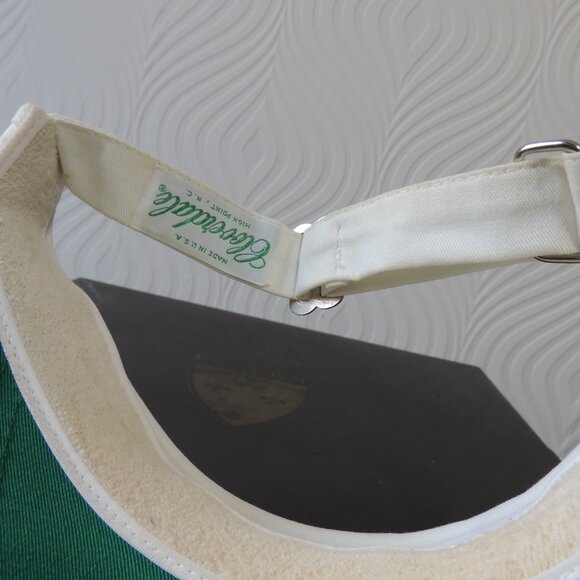 OLEG CASSINI Vintage Signed White Cloverdale Visor The CROSBY at Bermuda Run main image 5
